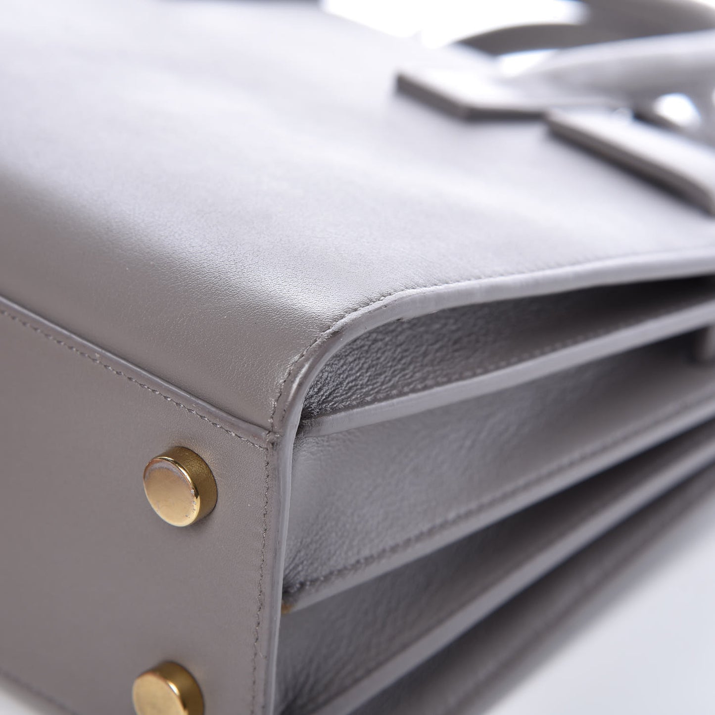 Calfskin Nano Sac De Jour Fog