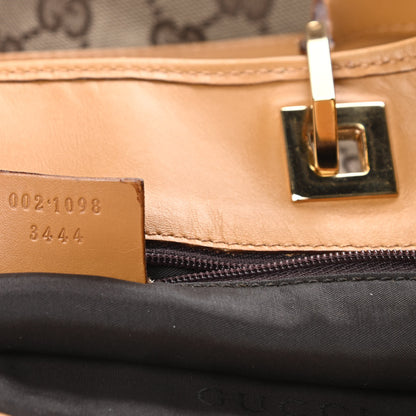 Gucci Monogram Large Bucket Tote Brown 7 of 11