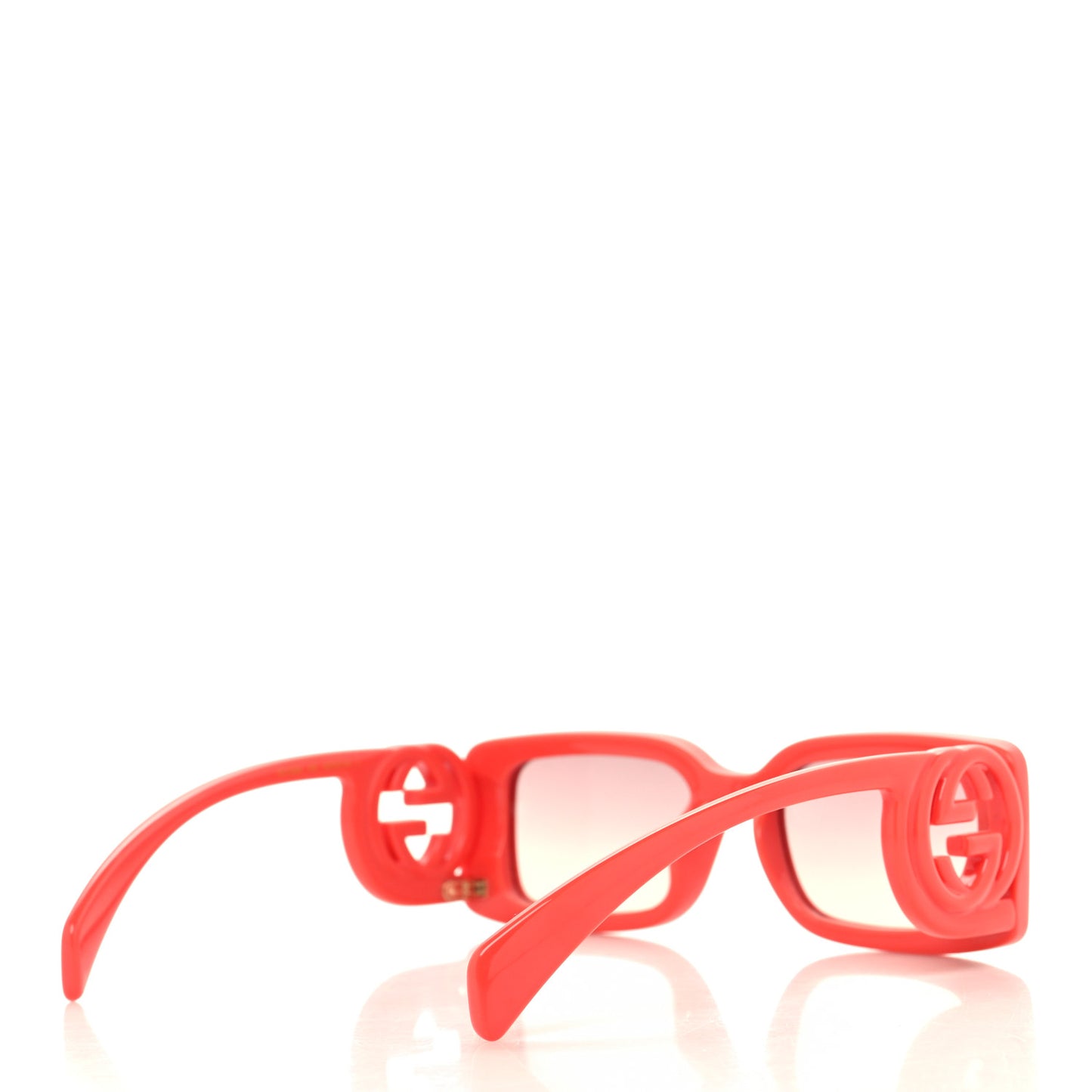 Acetate Chaise Rectangler Frame Sunglasses GG1325S Salmon Pink