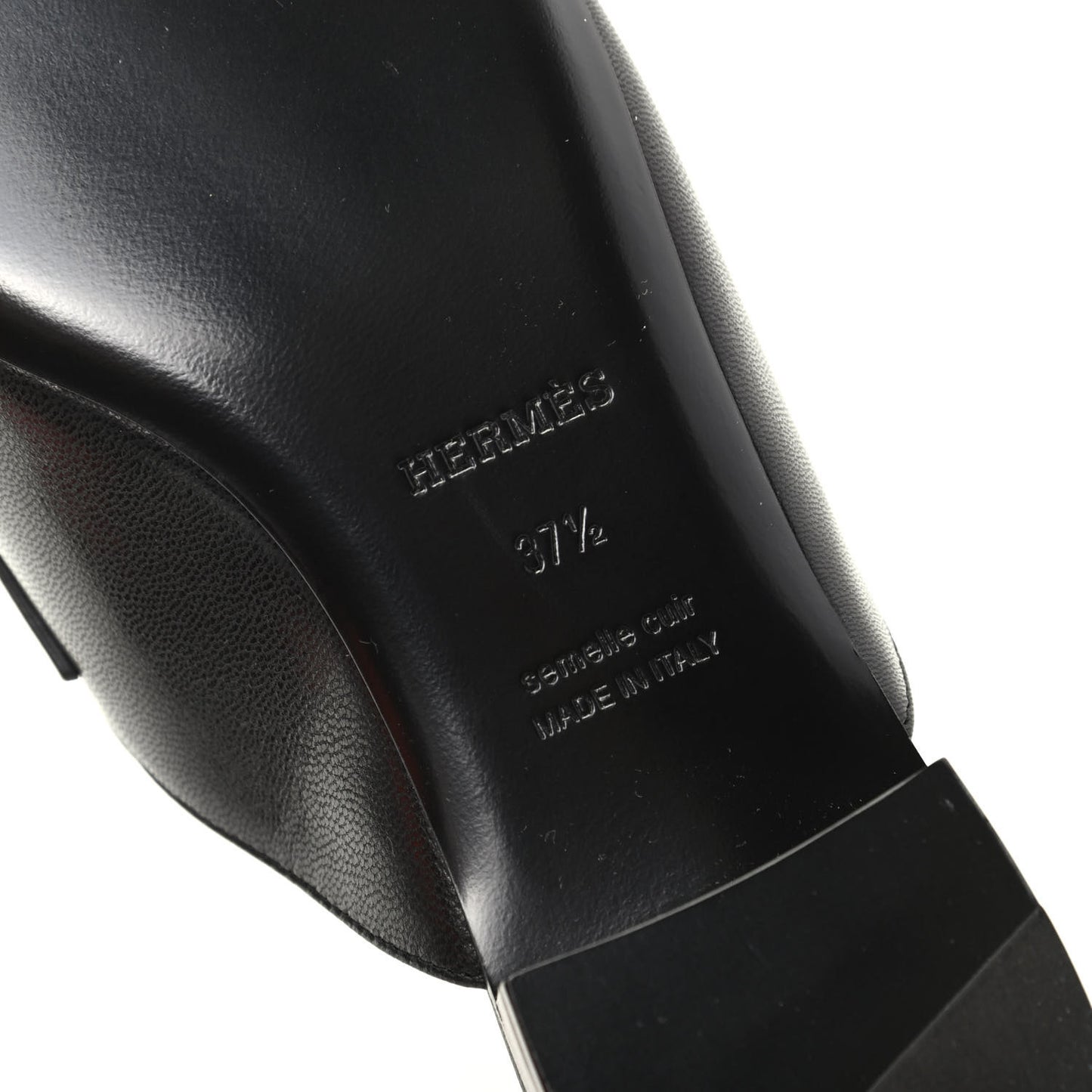 Goatskin Trocadero Mule 37.5 Black