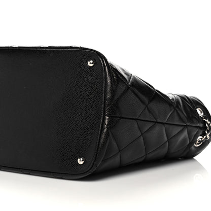 Chanel Caviar Quilted CC Timeless Soft Tote Black 9 of 13