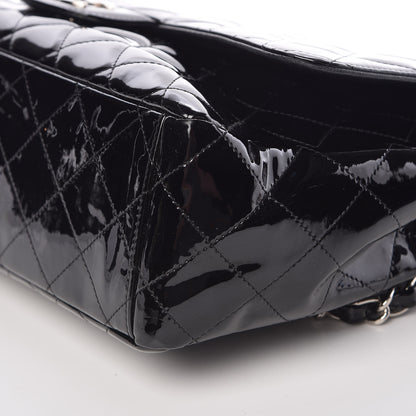 Chanel Patent Quilted Maxi Single Flap Black 13 of 13