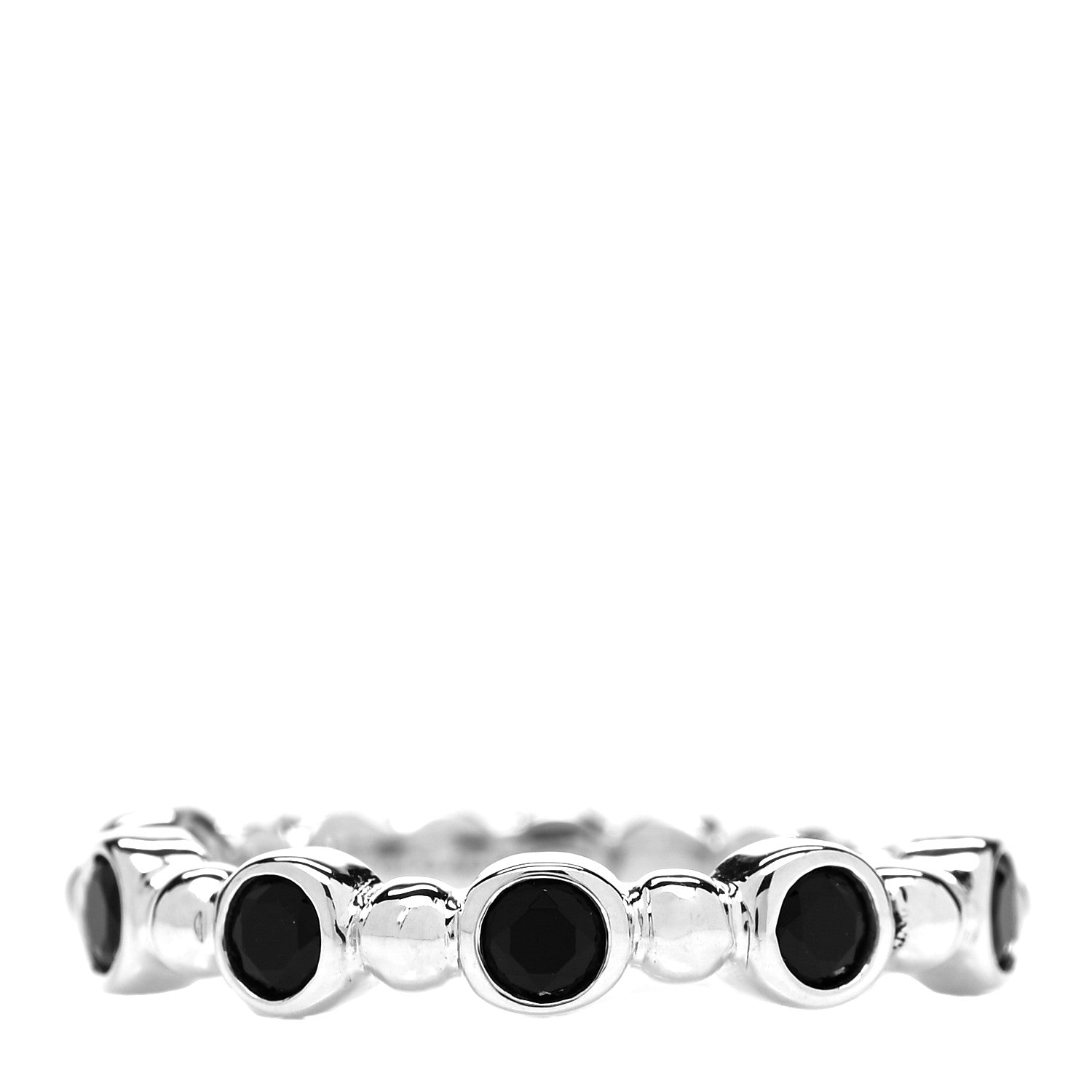 Tiffany Sterling Silver Black Spinel Ziegfeld Ring 59 8.75 1 of 4