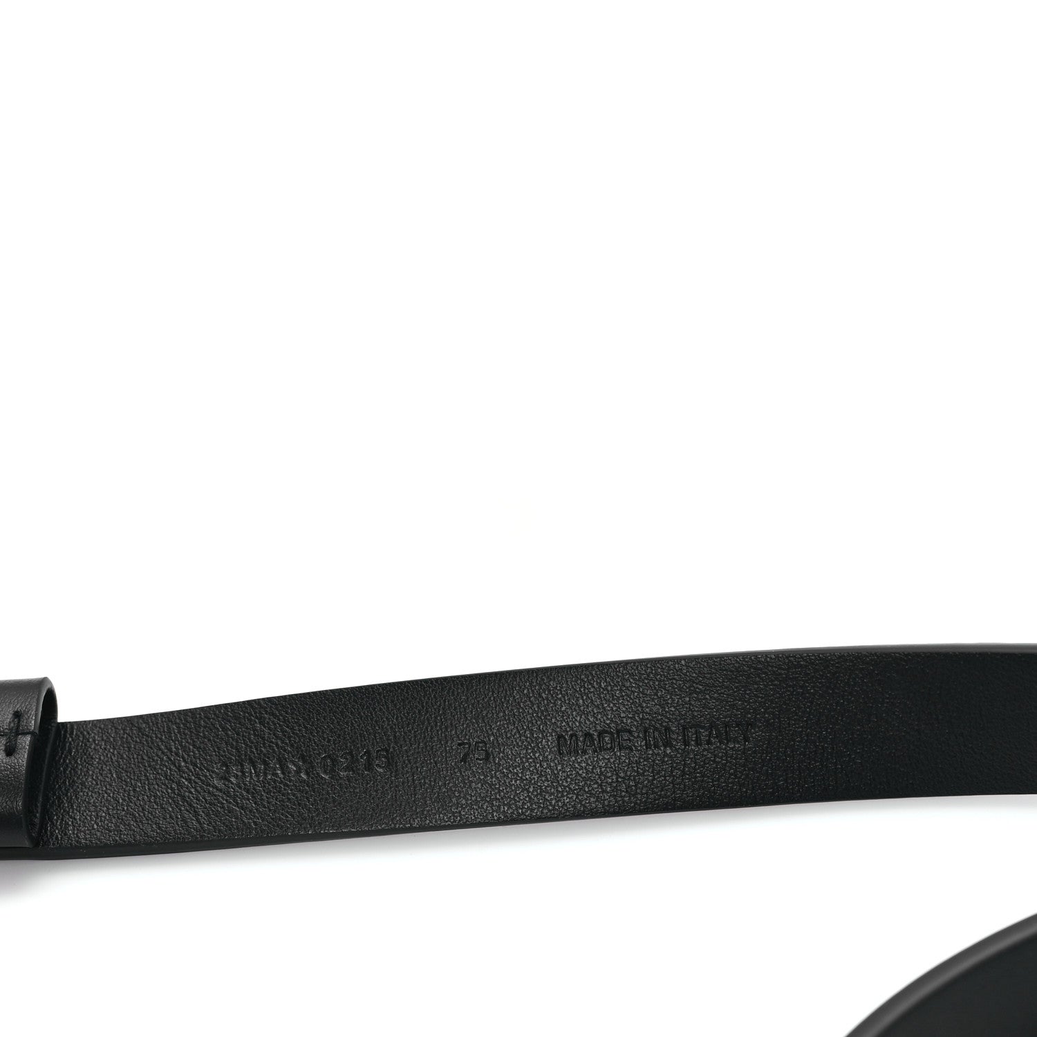 Christian Dior Calfskin D-Dream 20mm Belt 75 30 Black 4 of 6
