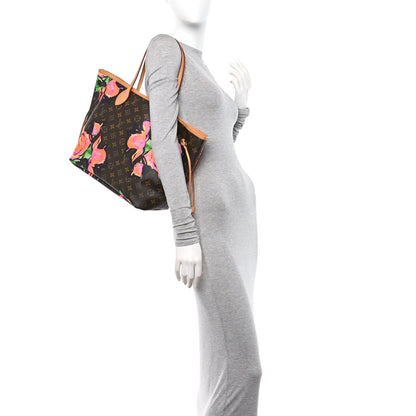 Louis Vuitton Monogram Roses Neverfull MM 2 of 10