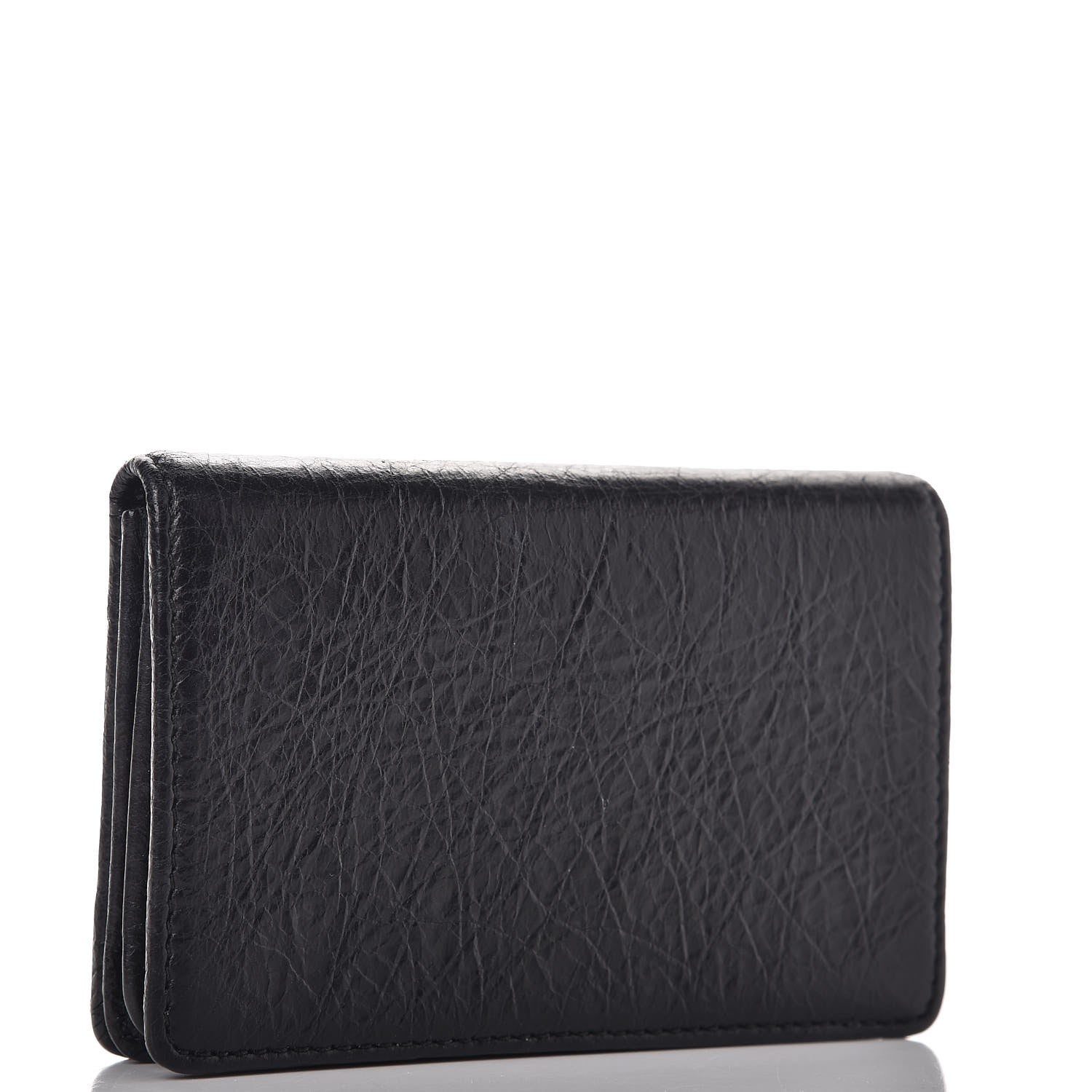 Balenciaga Agneau Classic Gold Hardware Card Case Black 3 of 8