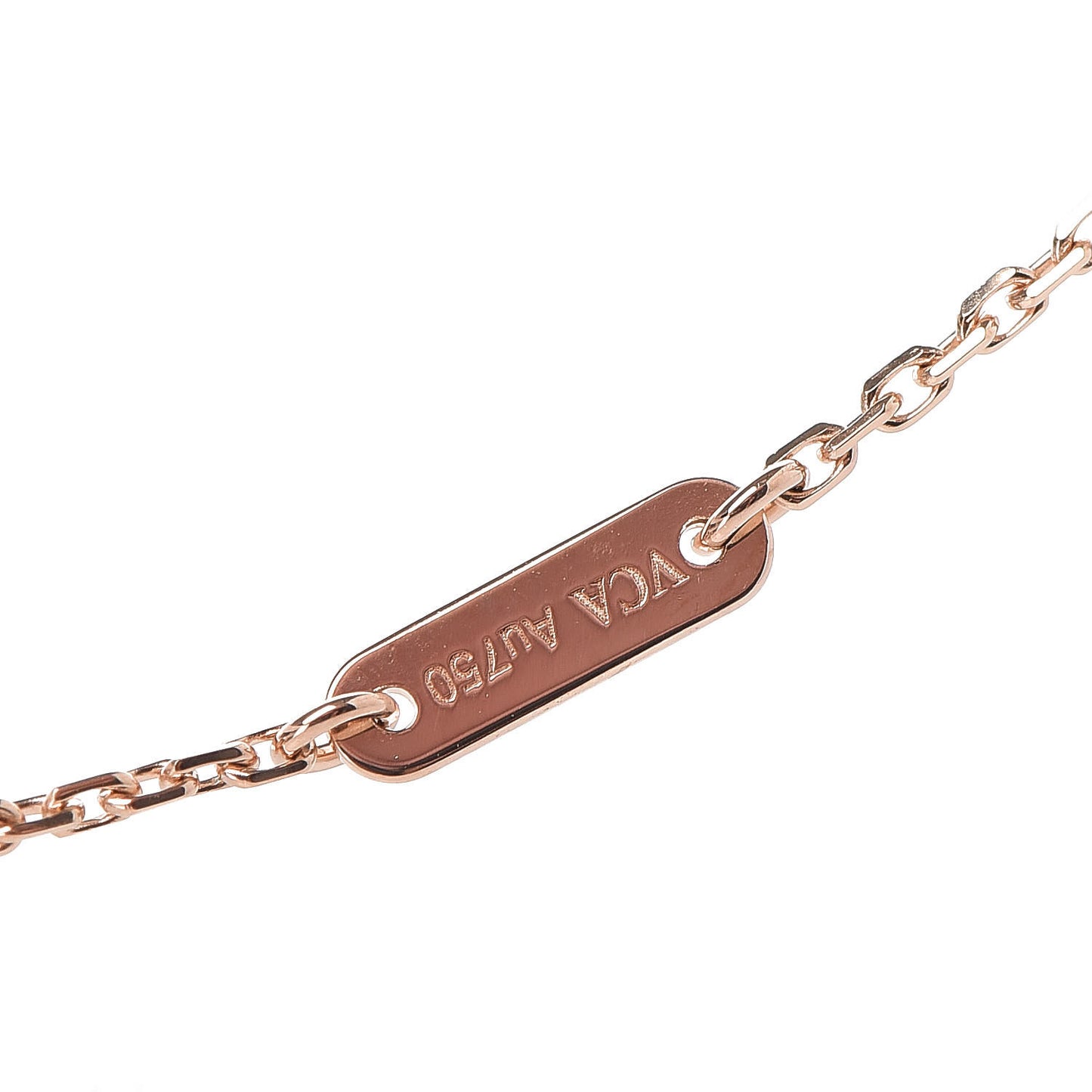 18K Rose Gold Sweet Alhambra Pendant Necklace