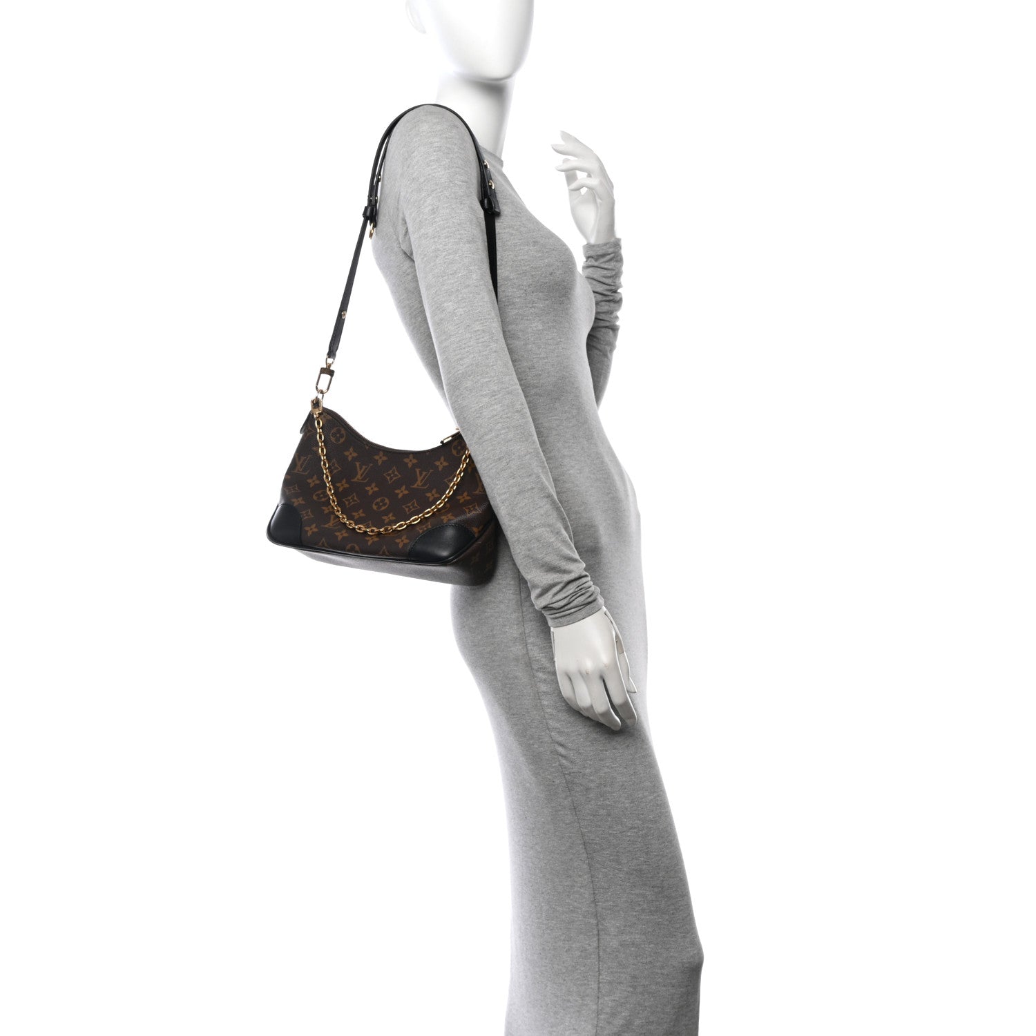 Louis Vuitton Monogram Boulogne NM Black 2 of 10