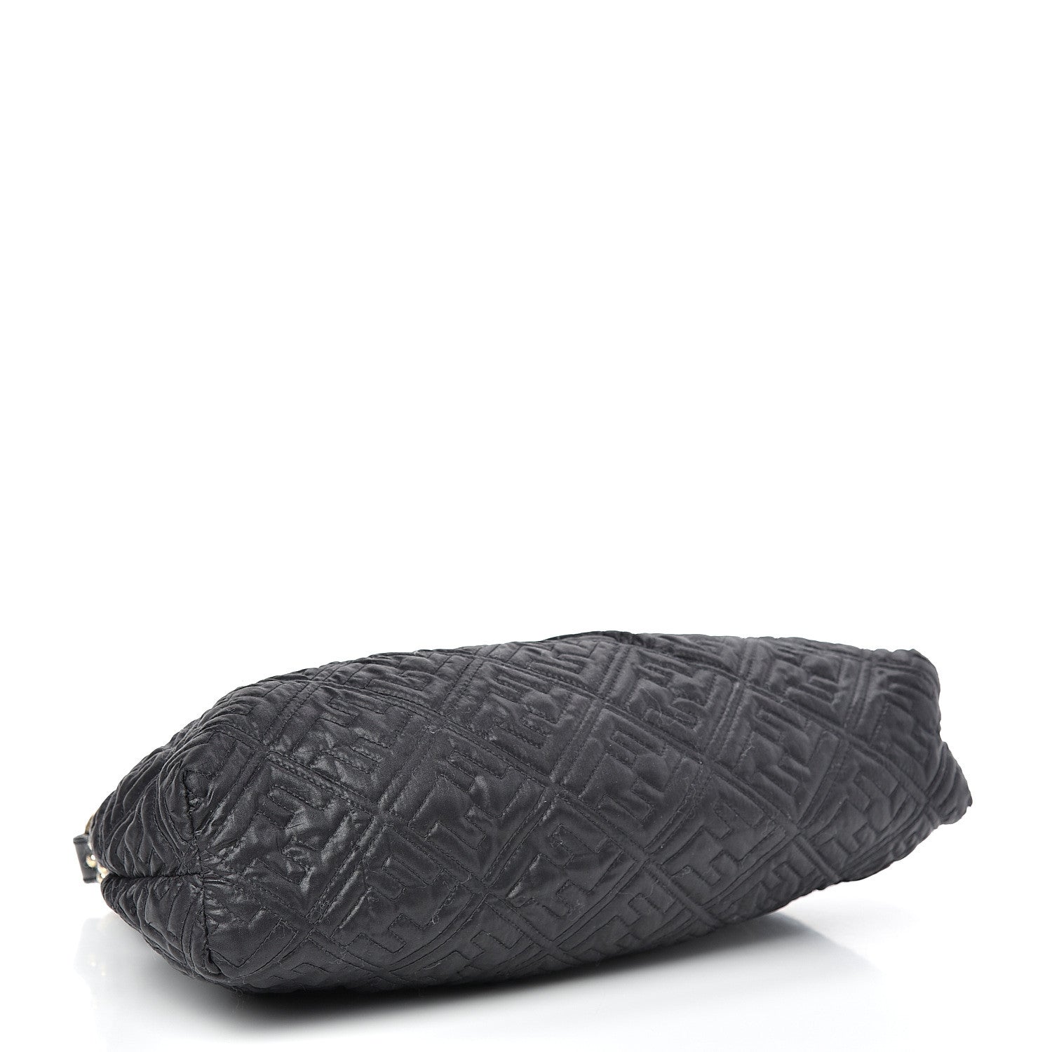 Fendi Nylon FF Embroidered Chef Hobo Black 4 of 15