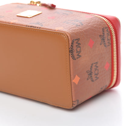 MCM Visetos Rockstar Vanity Case Cognac 9 of 9