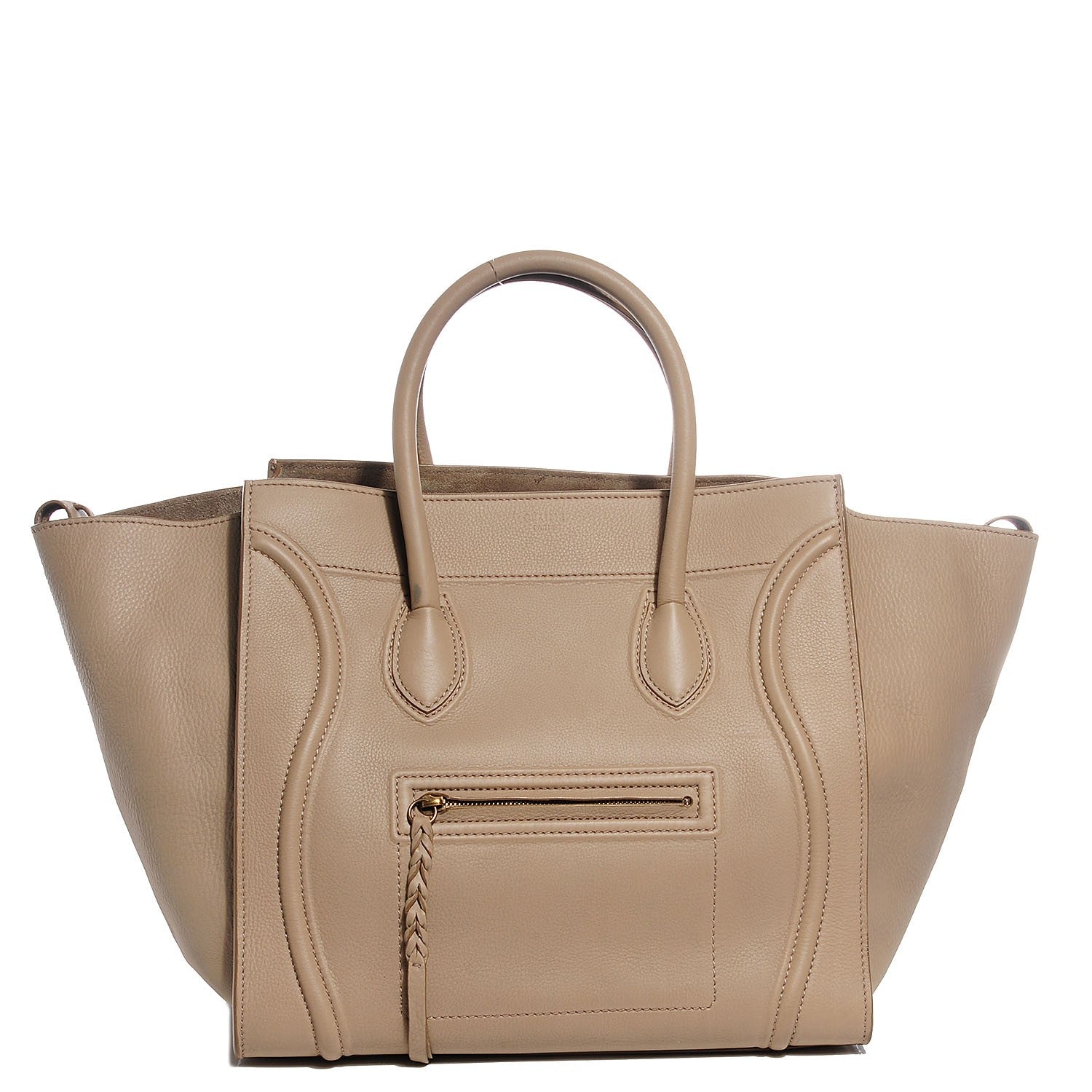 Celine Supple Calfskin Large Phantom Luggage Dune 1 of 8