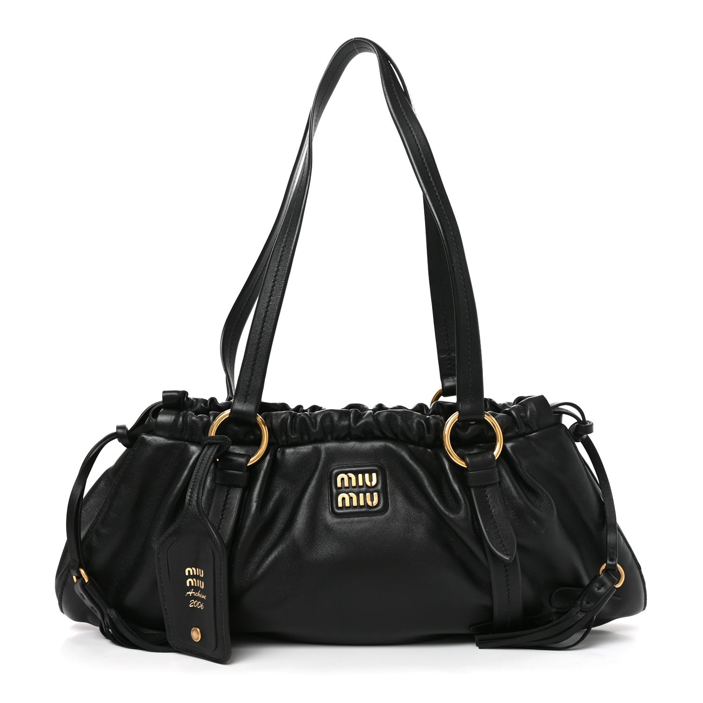 Nappa Joie Shoulder Bag Black