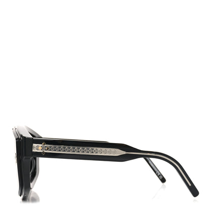 Christian Dior CD Diamond M1U Shield Sunglasses Black 3 of 7
