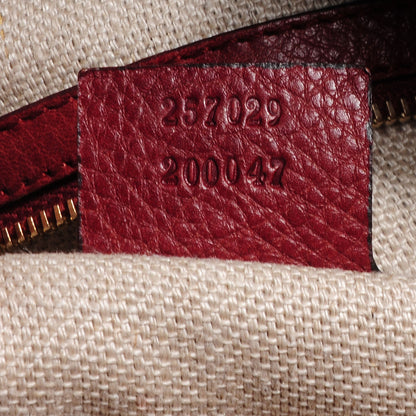 Gucci Leather Marrakech Shoulder Bag Red 7 of 8
