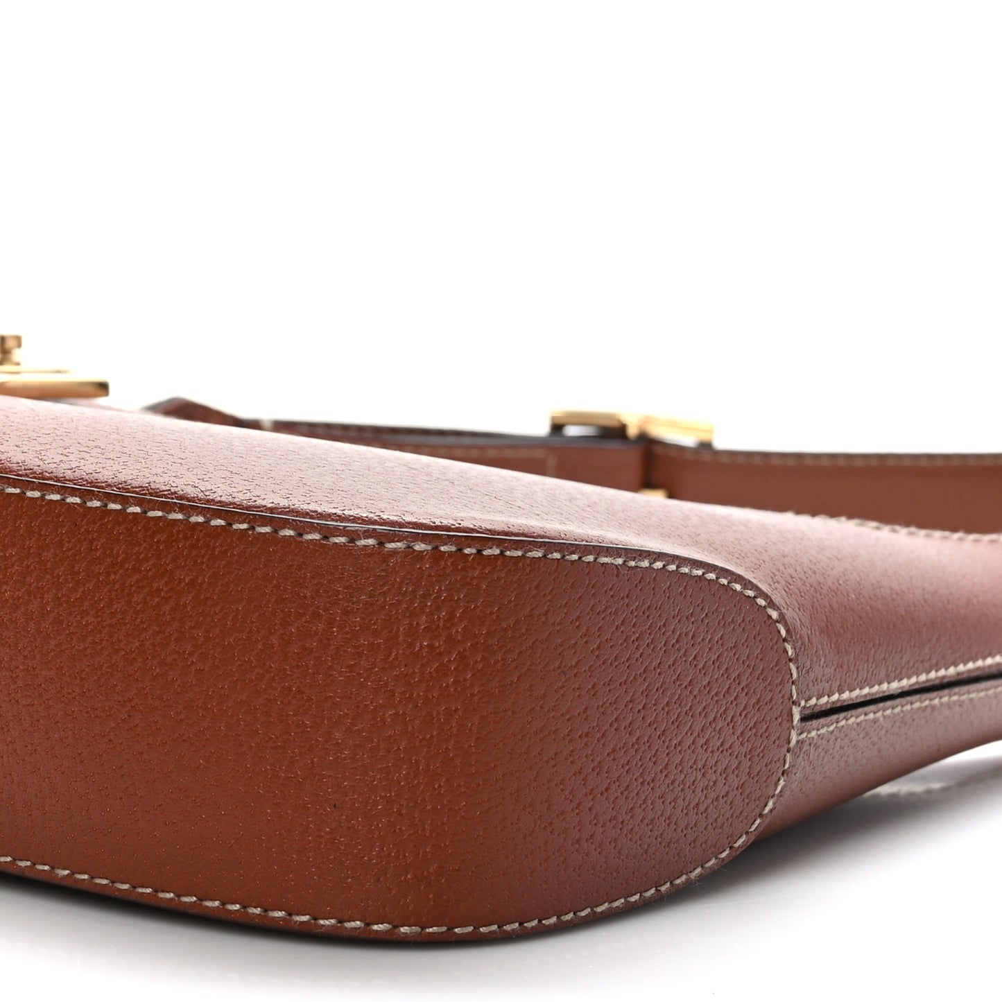 Pigskin Shoulder Bag Brown