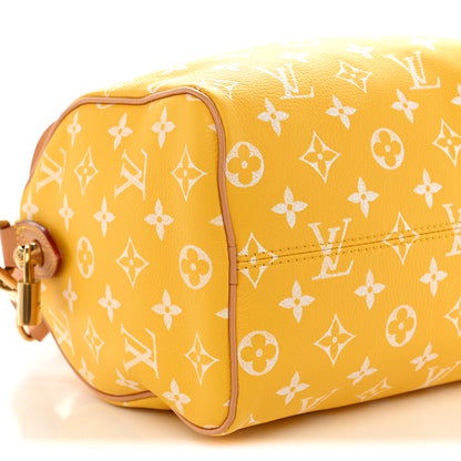 Louis Vuitton Calfskin Monogram Speedy P9 Bandouliere 25 Jaune Mat 10 of 11