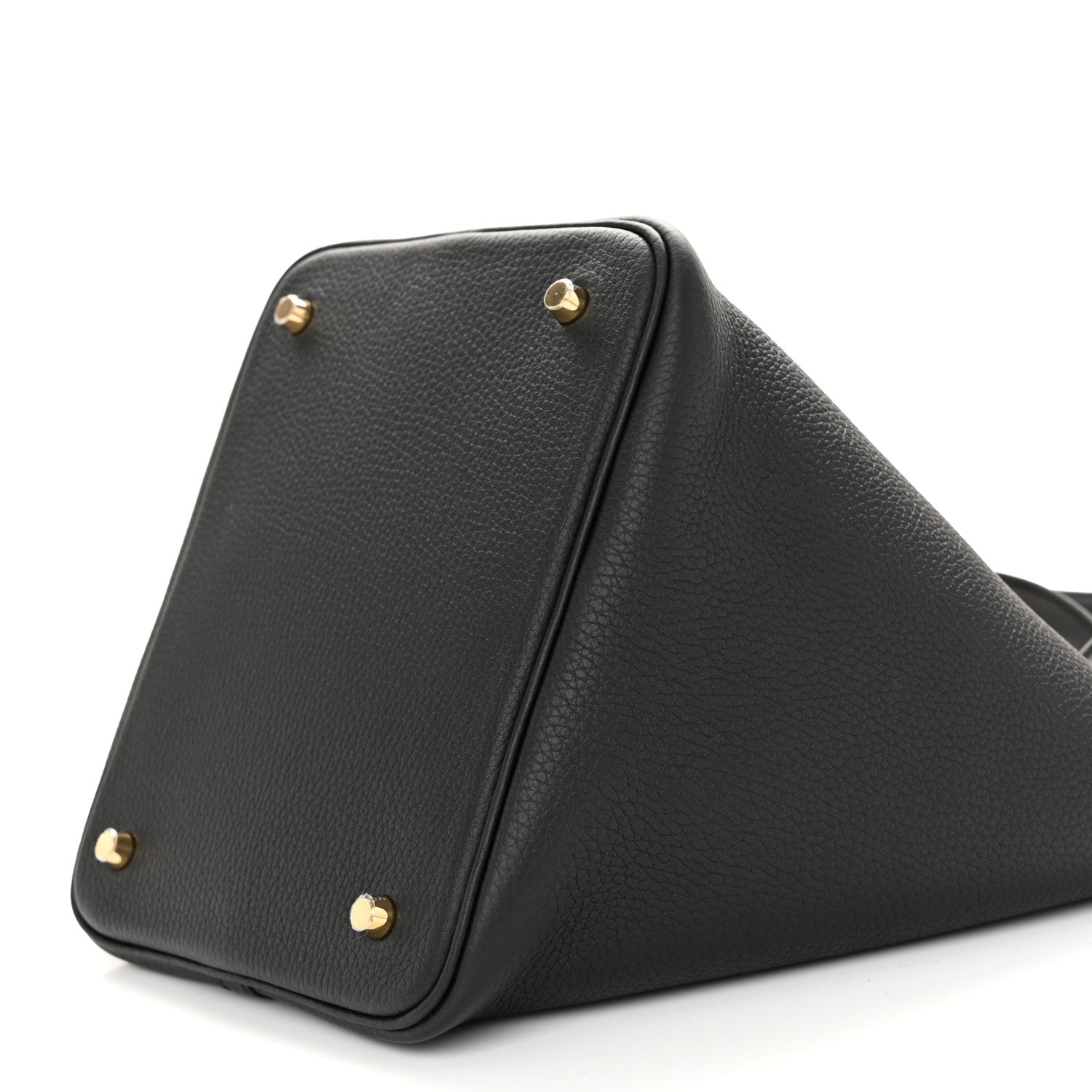 Hermes Taurillon Clemence Picotin Lock 22 MM Black 10 of 11