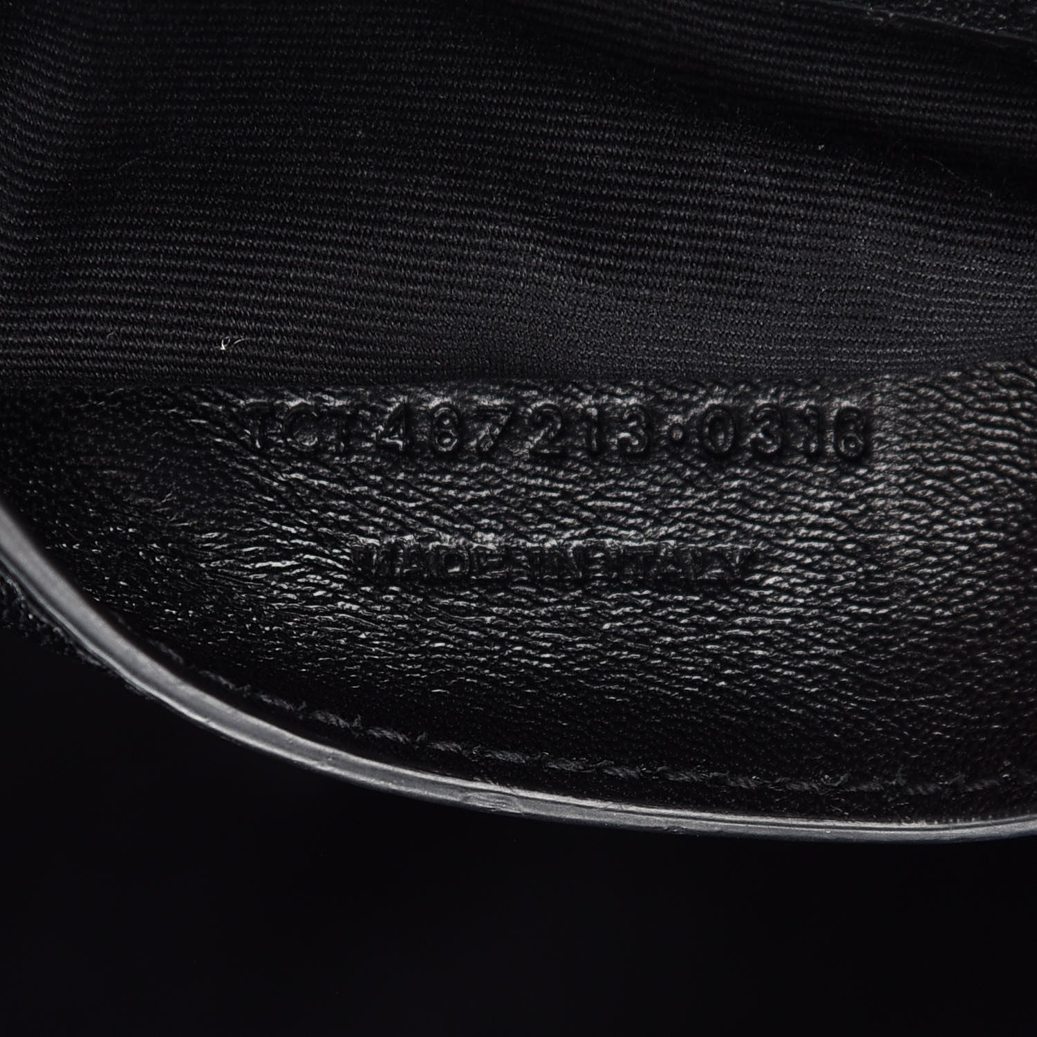 Saint Laurent Sheepskin Matelasse Chevron Monogram Monochrome Medium College Bag Black 7 of 12