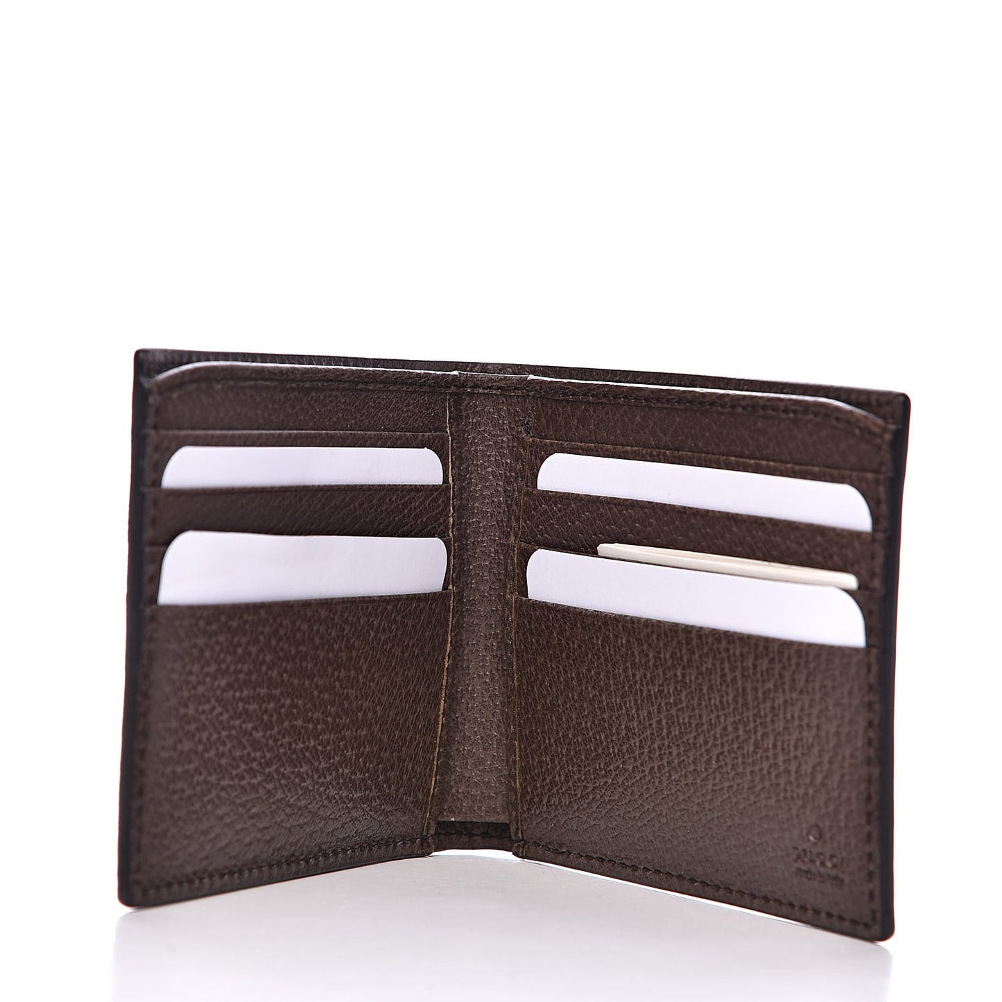 GG Supreme Monogram Tian Bi-Fold Wallet Beige Multicolor New Acero