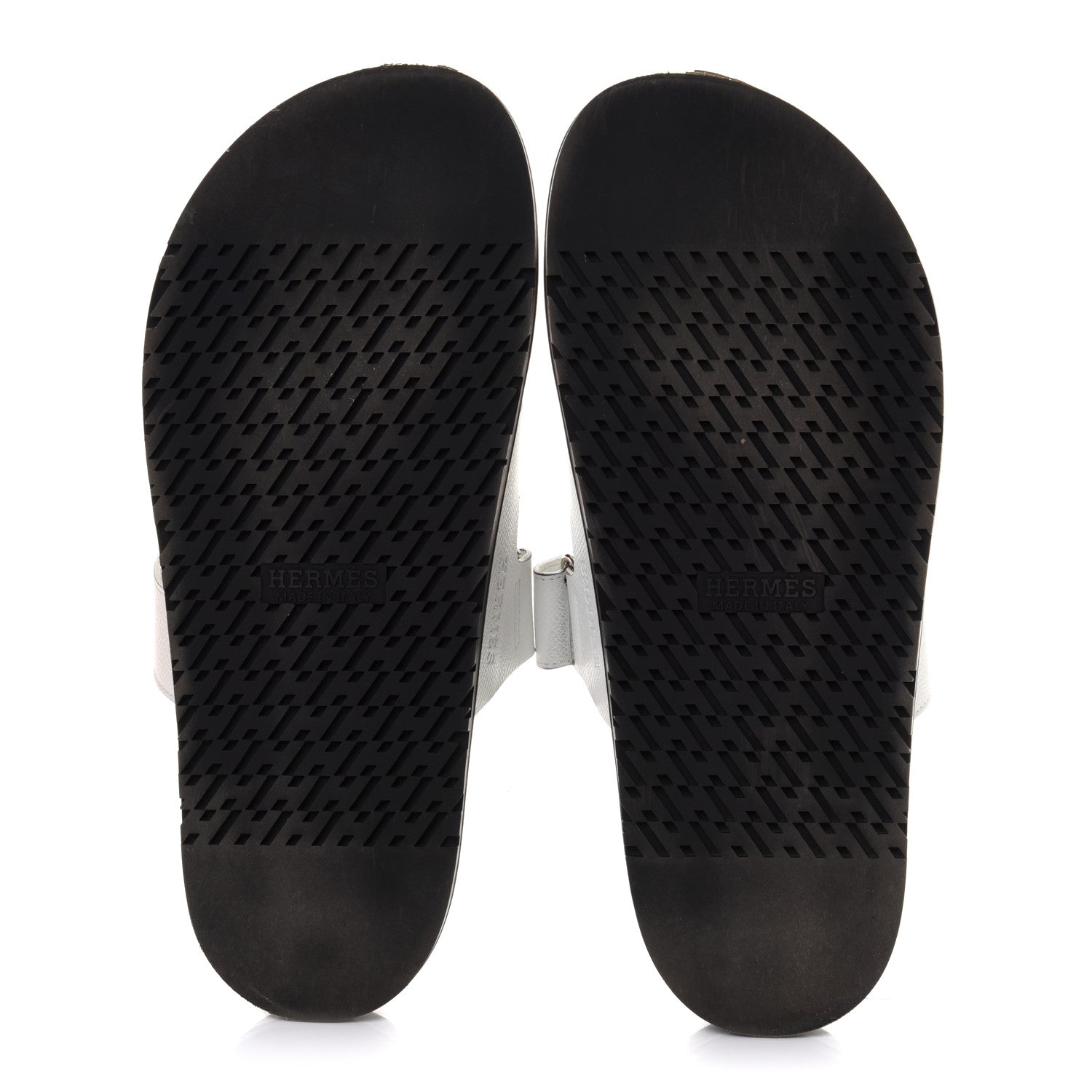 Hermes Epsom Mens Chypre Sandals 42 White 5 of 11