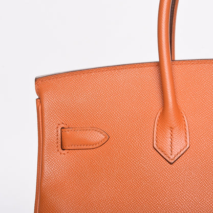 Hermes Epsom Birkin 35 Orange 27 of 28