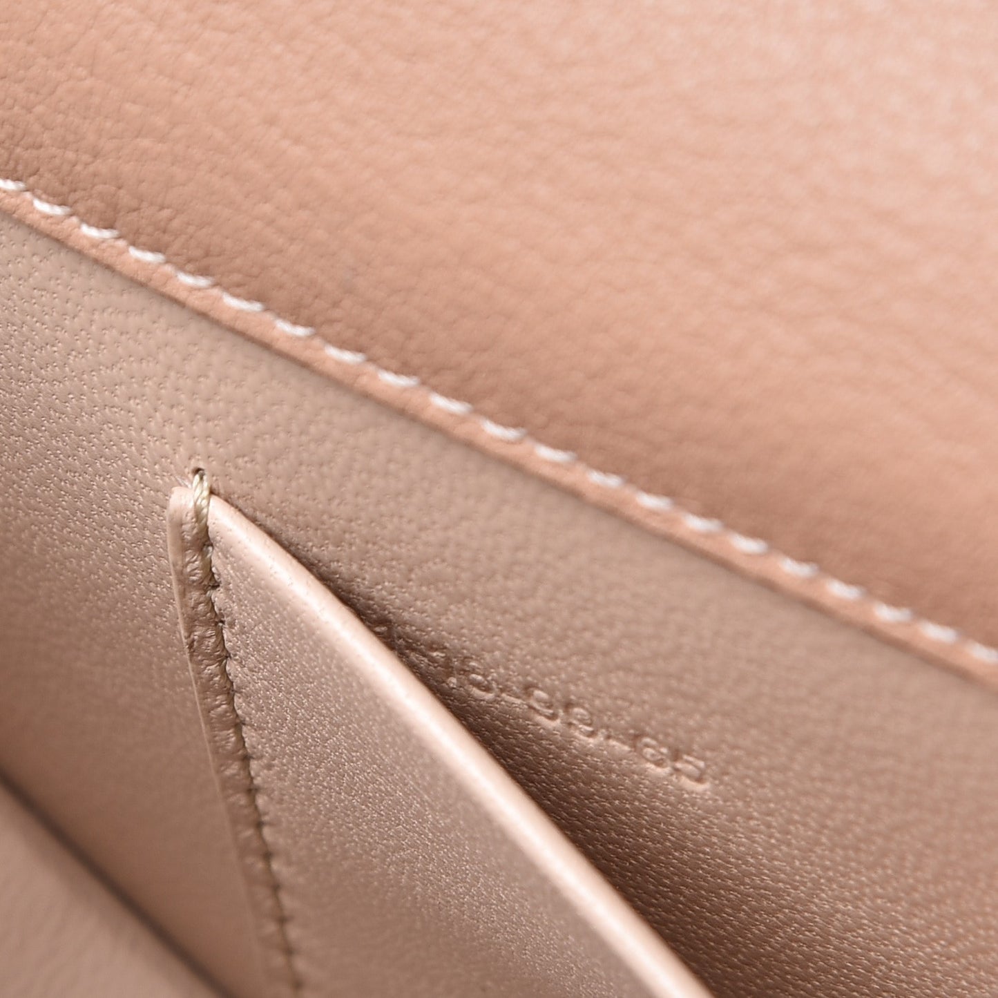 Calfskin Small Nile Bracelet Minaudiere Bag Biscotti Beige