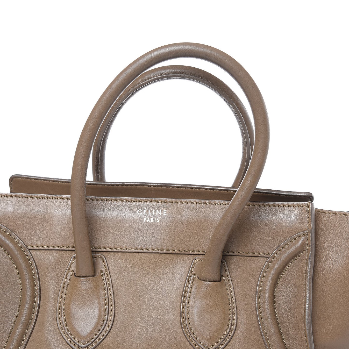 Smooth Calfskin Micro Luggage Camel