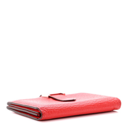 Hermes Chevre Mysore Bearn Card Holder Wallet Rouge de Coeur 4 of 12