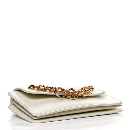 Chloe Calfskin Drew Bijou Clutch Natural White 4 of 11