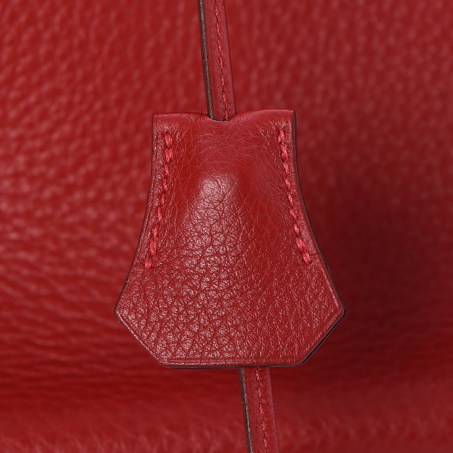 Taurillon Clemence Birkin 35 Rouge Casaque