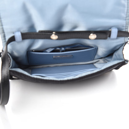 Prada Nylon Tessuto Studded Mini Etiquette Bag Black Astrale 5 of 10