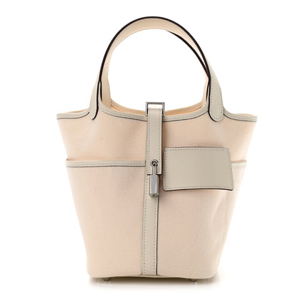 Hermes Toile Goeland Swift Cargo Picotin Lock 18 Nata 1 of 9