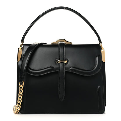 Prada City Calfskin Belle Top Handle Bag Black 1 of 9