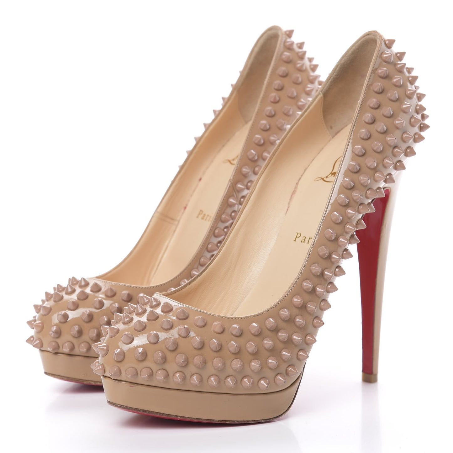 Patent Alti Spikes 140 Pumps 40.5 Nude