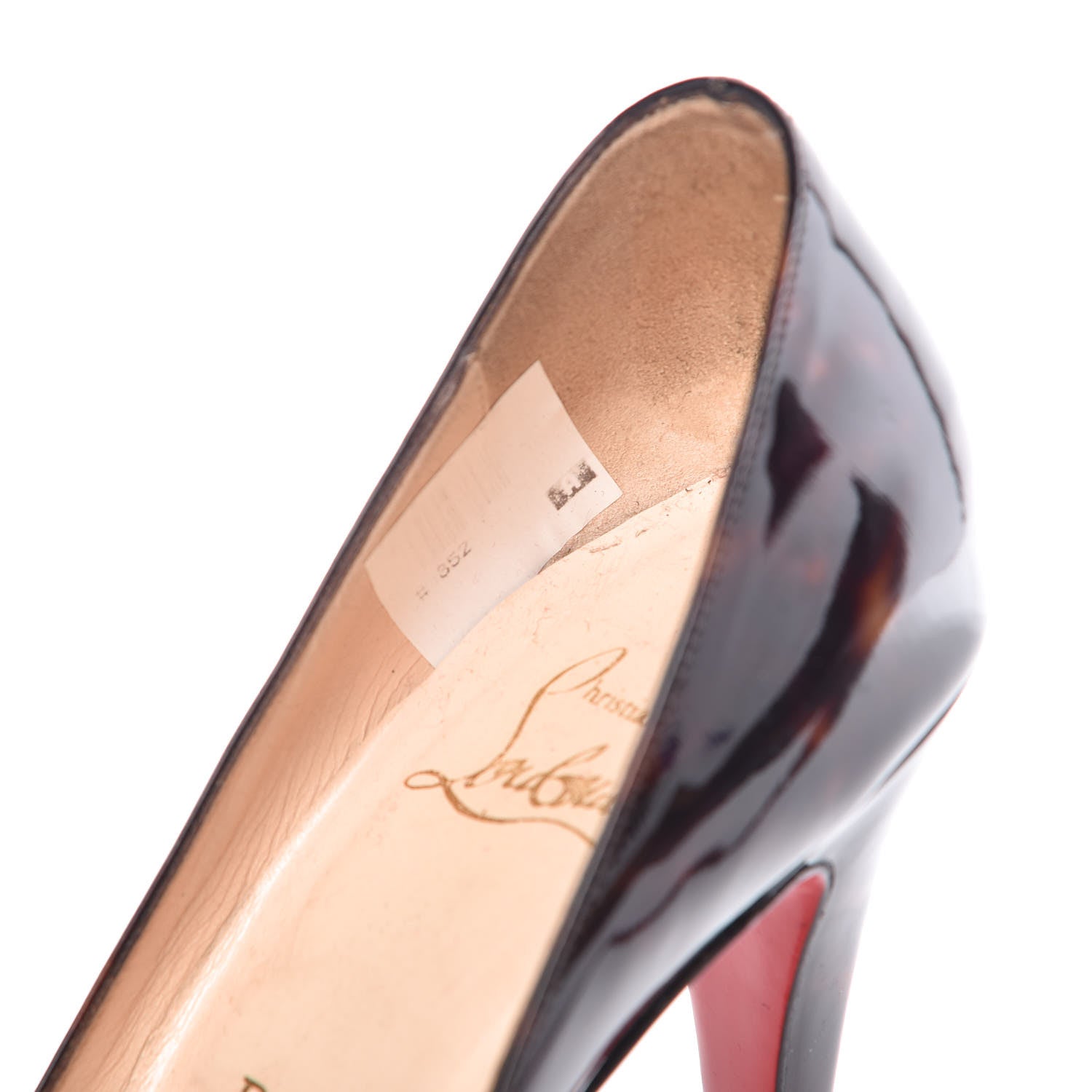 Christian Louboutin Patent Tortoiseshell Very Prive 120 Pumps 40 Tartaruga 11 of 17
