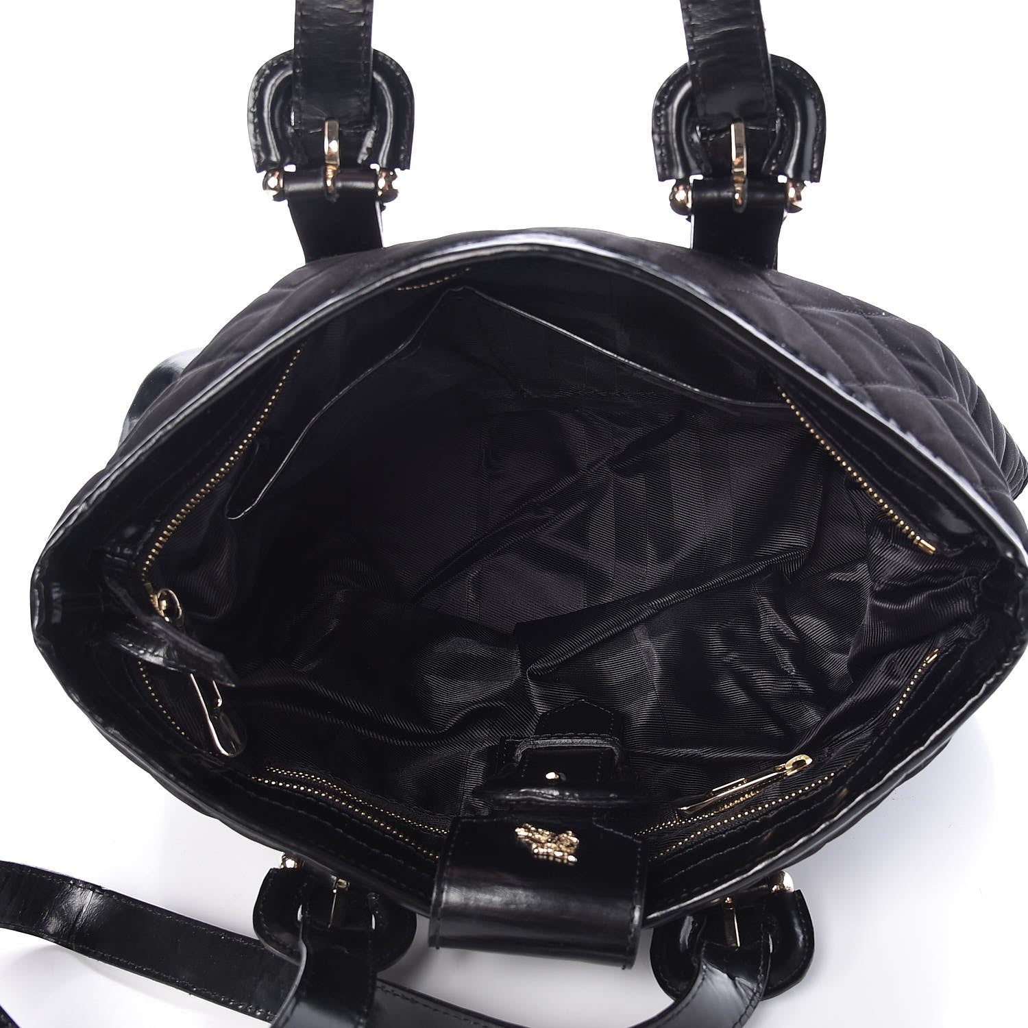 Burberry Nylon Quilted Tote Black 5 of 16