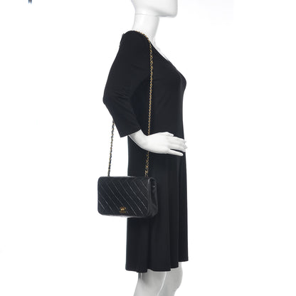 Chanel Lambskin Quilted Small Single Flap Black 2 of 21