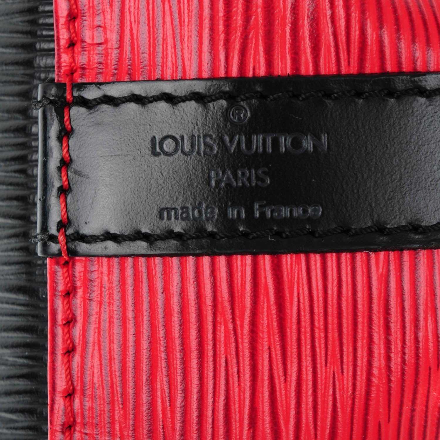 Louis Vuitton Epi Petit Noe Rouge Black 5 of 7