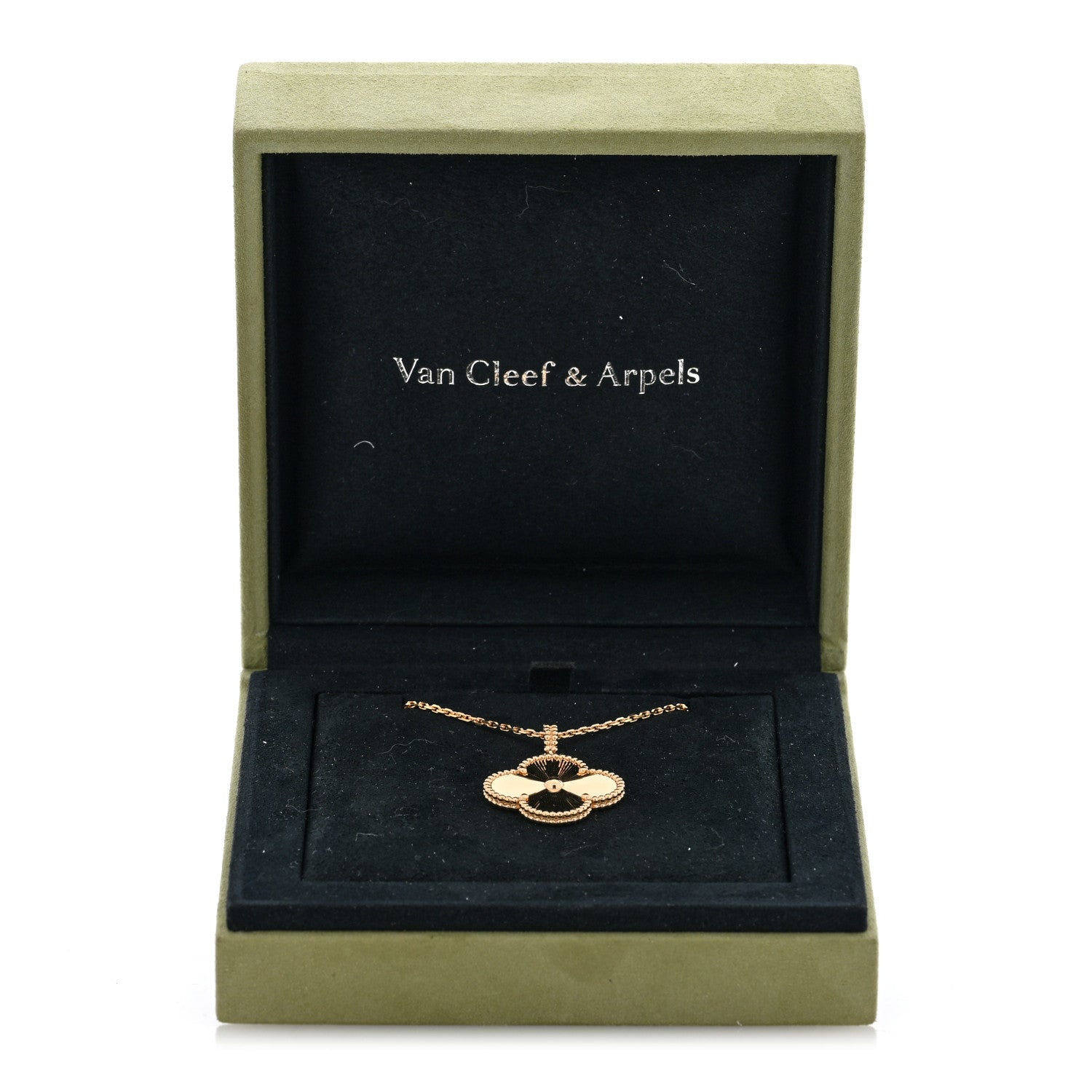 Van Cleef & Arpels 18K Yellow Gold Guilloche Magic Alhambra Long Necklace 5 of 5