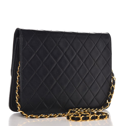 Chanel Lambskin Quilted Medium Single Flap Black 3 of 14