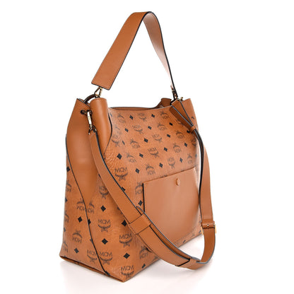 MCM Visetos Large Klara Hobo Cognac 4 of 9