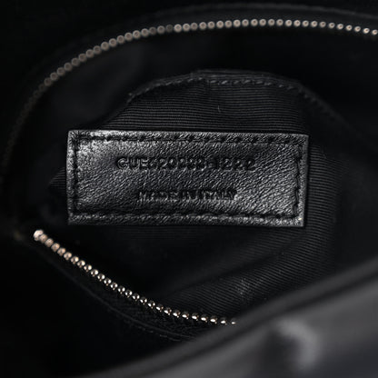 Saint Laurent Lambskin Quilted Toy Loulou Puffer Monogram Chain Satchel Black 7 of 12