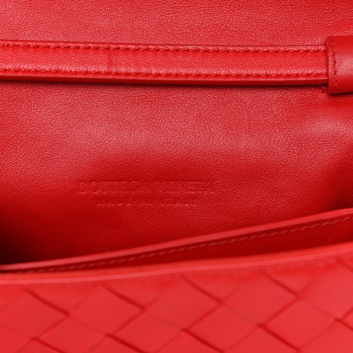 Bottega Veneta Nappa Intrecciato Mini Crossbody Red 6 of 15