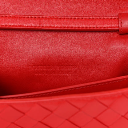 Bottega Veneta Nappa Intrecciato Mini Crossbody Red 6 of 15