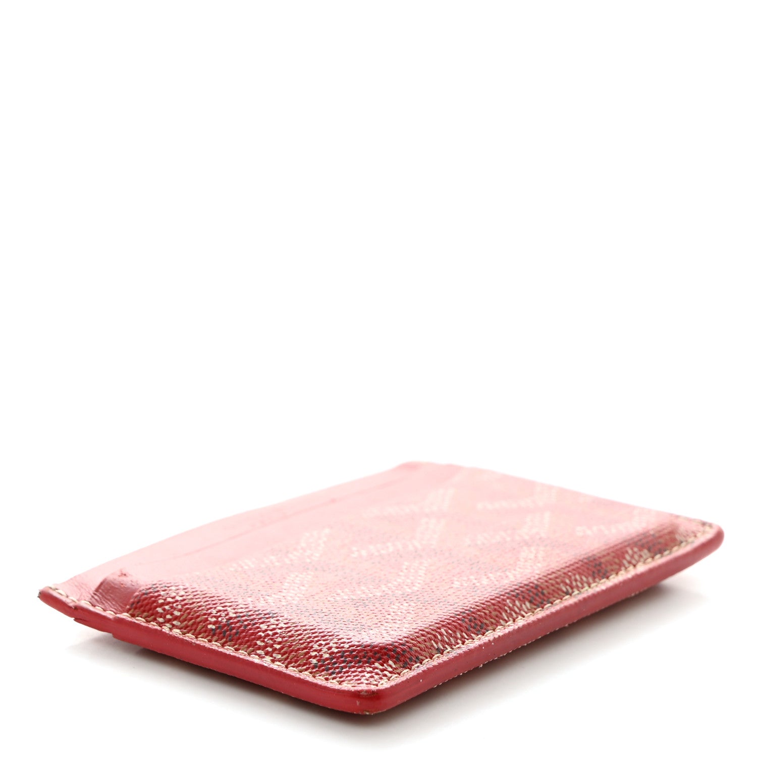 Goyard Goyardine Saint Sulpice Card Holder Red 4 of 8