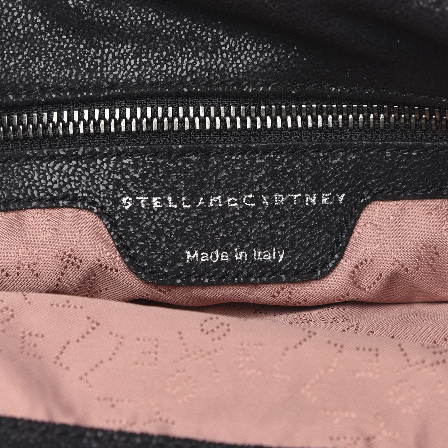 Shaggy Deer Mini Falabella Fold Over Tote Black