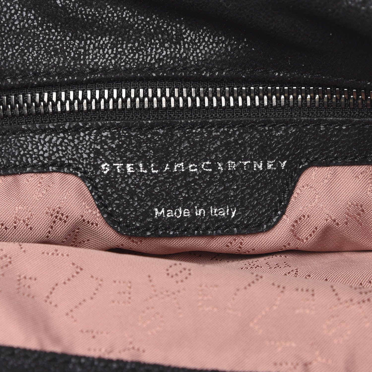 Stella McCartney Shaggy Deer Mini Falabella Fold Over Tote Black 7 of 9