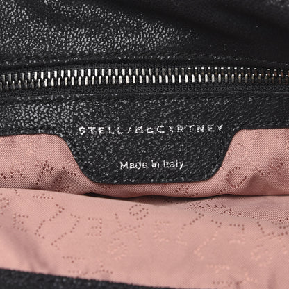 Stella McCartney Shaggy Deer Mini Falabella Fold Over Tote Black 7 of 9
