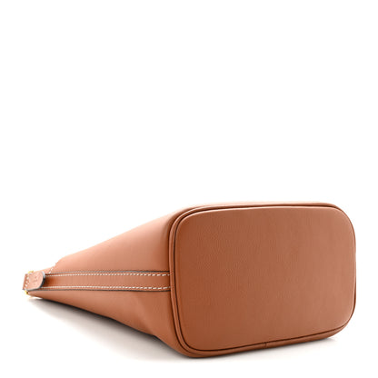 Louis Vuitton Calfskin Lock and Walk Bucket Cognac 4 of 10