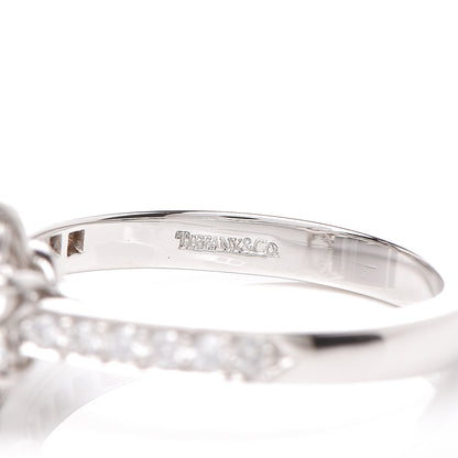 Tiffany Platinum Diamond Flora Ring 48 4.5 6 of 6